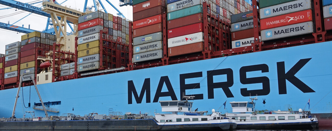 Maersk очолює рейтинг компаній з максимальною кількістю суден, які простоюють